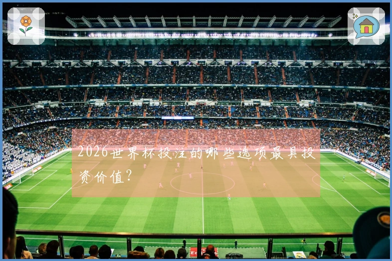 2026世界杯投注的哪些选项最具投资价值？